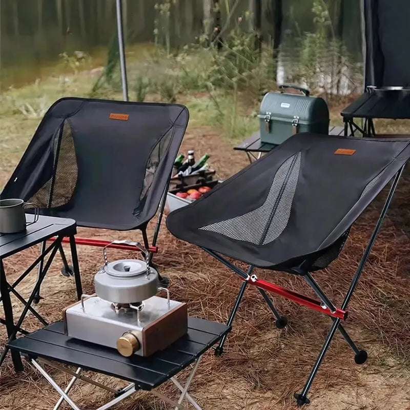 Cadeira de Acampamento e Pesca para relaxar | Material Respirável que Suporta até 150Kg