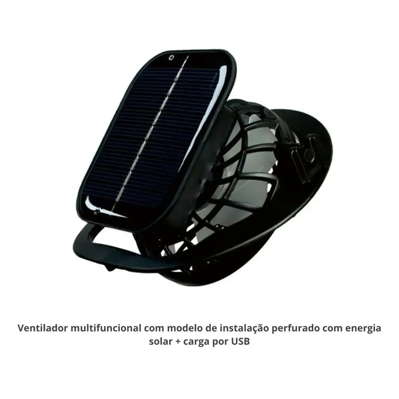 Chapéu Air-Solar - Com ventiladores que refrescam sua atividade | Central da Pesca