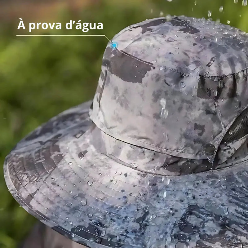 Chapéu Air-Solar - Com ventiladores que refrescam sua atividade | Central da Pesca