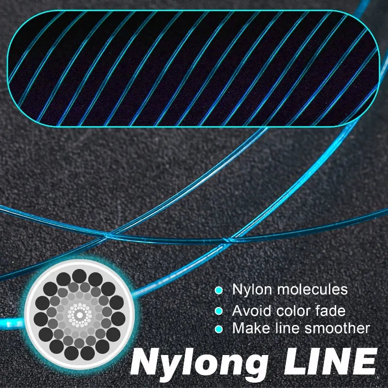 Linha de Nylon Monofilamento | 500 metros com Drag de 3 a 18KG Superforte