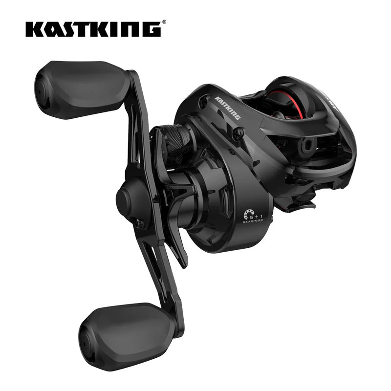 Carretilha KastKing MaxSteel com Freio Magnético e Anticabeleira | Recolhimento 7.1:1 Drag 7KG e Rolamentos 5+1