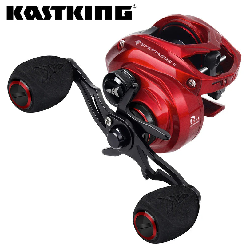 Carretilha KastKing Spartacus II | Drag Máximo 8KG, Rolamentos 7+1 e Recolhimento 7.2:1 Super Rápido